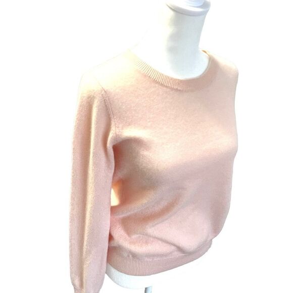 Crumpet 100% Cashmere Long Sleeve Crew Neck Sweater - Picture 3 of 8
